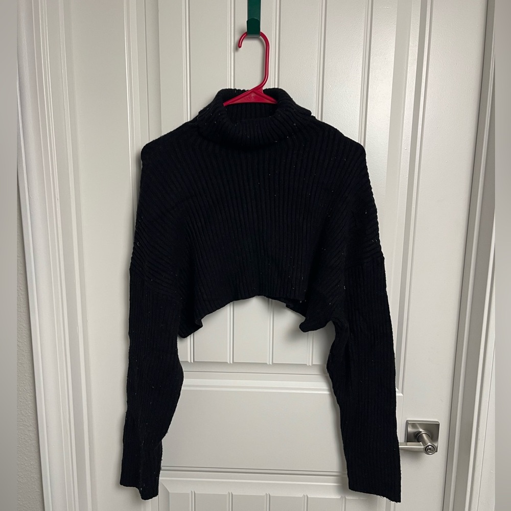 Zara Black Turtleneck Sweater